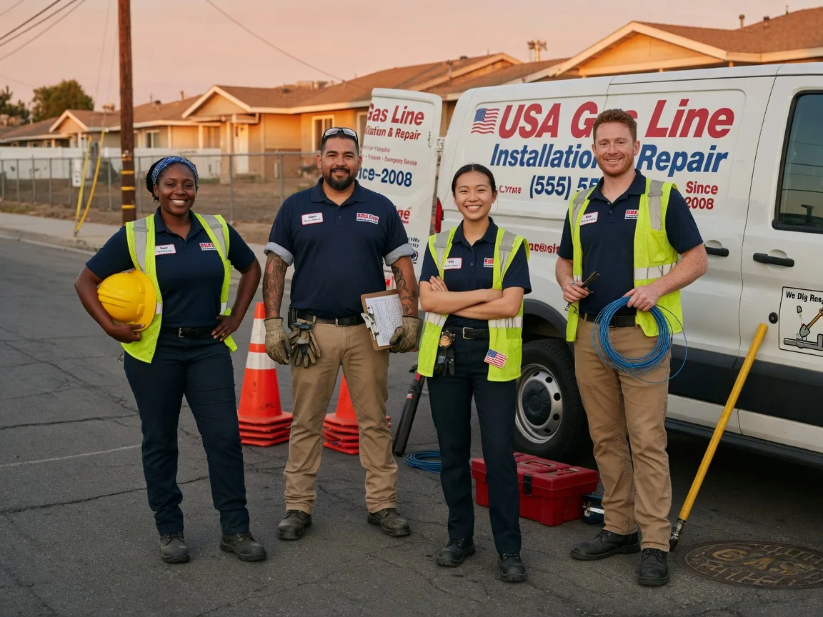 Gas Line Installation company in Boissevain, VA